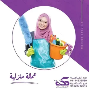 شغالة تقوم بأعمال التنظيف داخل منزل – خادمة مصرية ضمن خدمات أفضل مكتب شغالات في مصر 2025